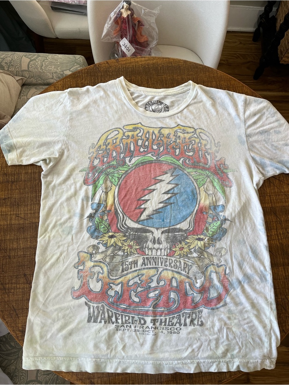 Vintage Grateful Dead Warfield Theatre 1980 Tee